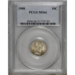 1908 10C MS66 PCGS