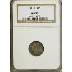 1911 10C MS64 NGC