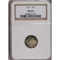 1911 10C MS64 NGC
