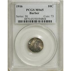 1916 10C MS65 PCGS