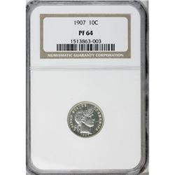 1907 10C PR64 NGC