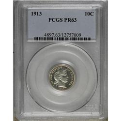 1913 10C PR63 PCGS