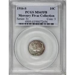 1916-S 10C Full Bands MS65 PCGS