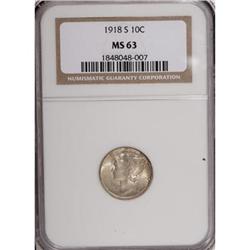 1918-S 10C MS63 NGC