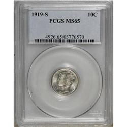 1919-S 10C MS65 PCGS