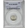 Image 1 : 1920 10C Full Bands MS64 PCGS