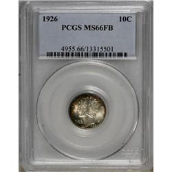 1926 10C Full Bands MS66 PCGS