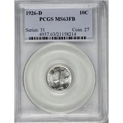1926-D 10C Full Bands MS63 PCGS