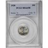 Image 1 : 1928 10C Full Bands MS66 PCGS