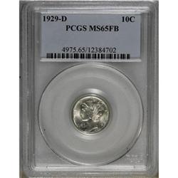 1929-D 10C Full Bands MS65 PCGS