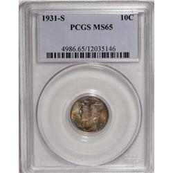 1931-S 10C MS65 PCGS