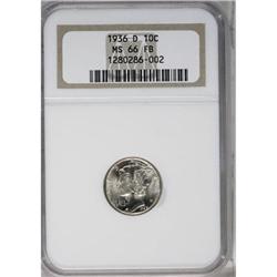 1936-D 10C Full Bands MS66 NGC