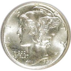 1936-S 10C Full Bands MS67 PCGS