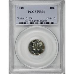 1938 10C PR64 PCGS