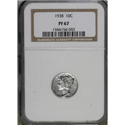 1938 10C PR67 NGC