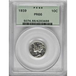 1939 10C PR66 PCGS