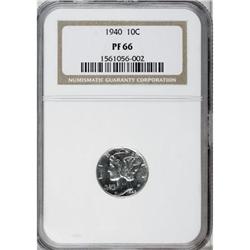 1940 10C PR66 NGC