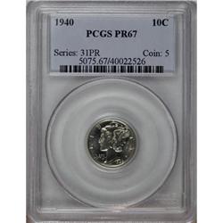 1940 10C PR67 PCGS