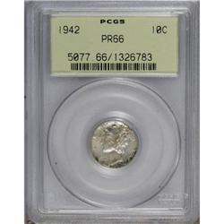 1942 10C PR66 PCGS