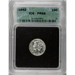 1942 10C PR66 ICG