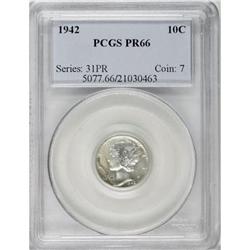 1942 10C PR66 PCGS