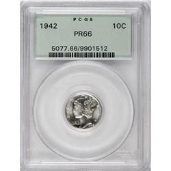 1942 10C PR66 PCGS