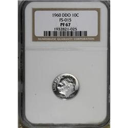 1960 10C Doubled Die Obverse PR67 NGC