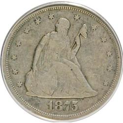 1875-S 20C F12 ANACS