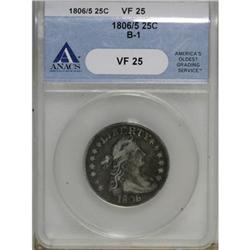 1806/5 25C VF25 ANACS