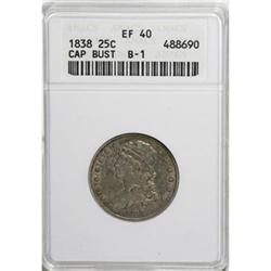 1838 25C XF40 ANACS