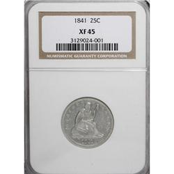 1841 25C XF45 NGC