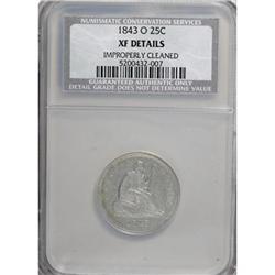 1843-O 25C XF40 CSN