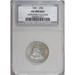1851 25C AU50 CSN