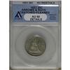 Image 3 : 1853 25C Arrows and Rays AU50 ANACS