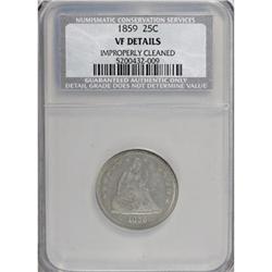 1859 25C VF20 CSN