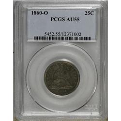 1860-O 25C AU55 PCGS