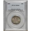 Image 1 : 1891 25C MS64 PCGS