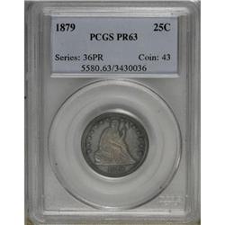 1879 25C PR63 PCGS