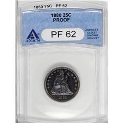 1880 25C PR62 ANACS