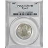 Image 1 : 1917 25C Type One Full Head AU58 PCGS