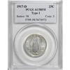 Image 1 : 1917-D 25C Type One Full Head AU58 PCGS