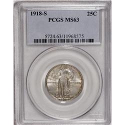 1918-S 25C MS63 PCGS