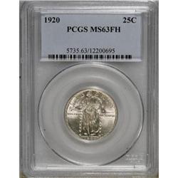 1920 25C Full Head MS63 PCGS