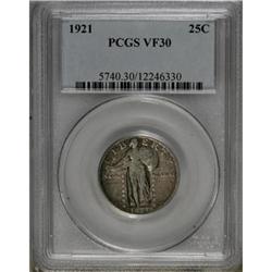 1921 25C VF30 PCGS