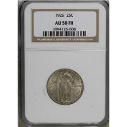 1926 25C Full Head AU58 NGC
