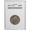 Image 1 : 1927-S 25C VF25 ANACS