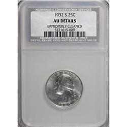 1932-S 25C AU50 CSN