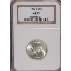 1937-S 25C MS65 NGC