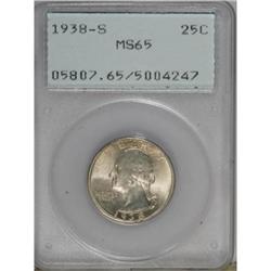 1938-S 25C MS65 PCGS