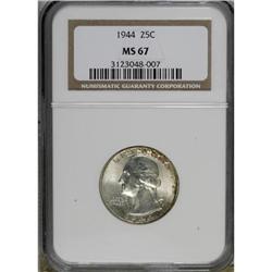 1944 25C MS67 NGC